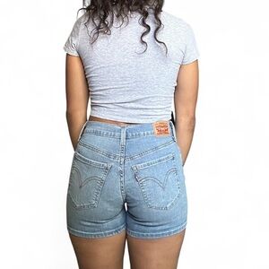 Levi's Classic Blue Denim Shorts